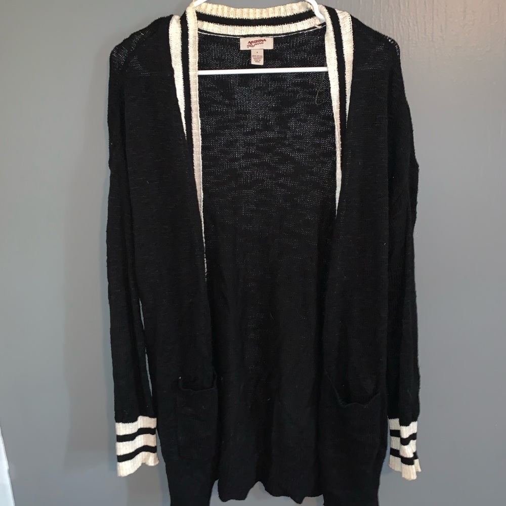 Black cardigan